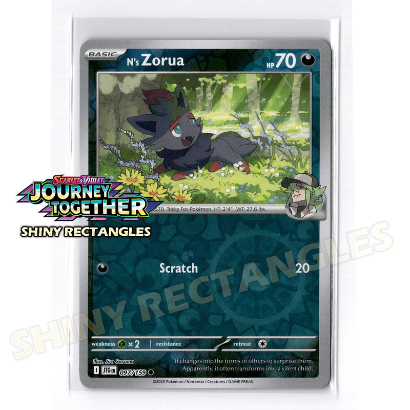 097/159 - N's Zorua - Reverse Holo