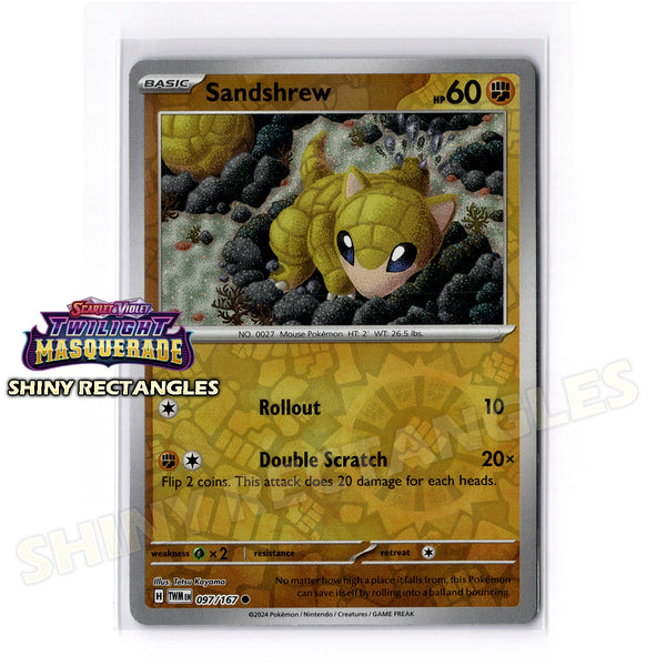 097/167 - Sandshrew - Reverse Holo