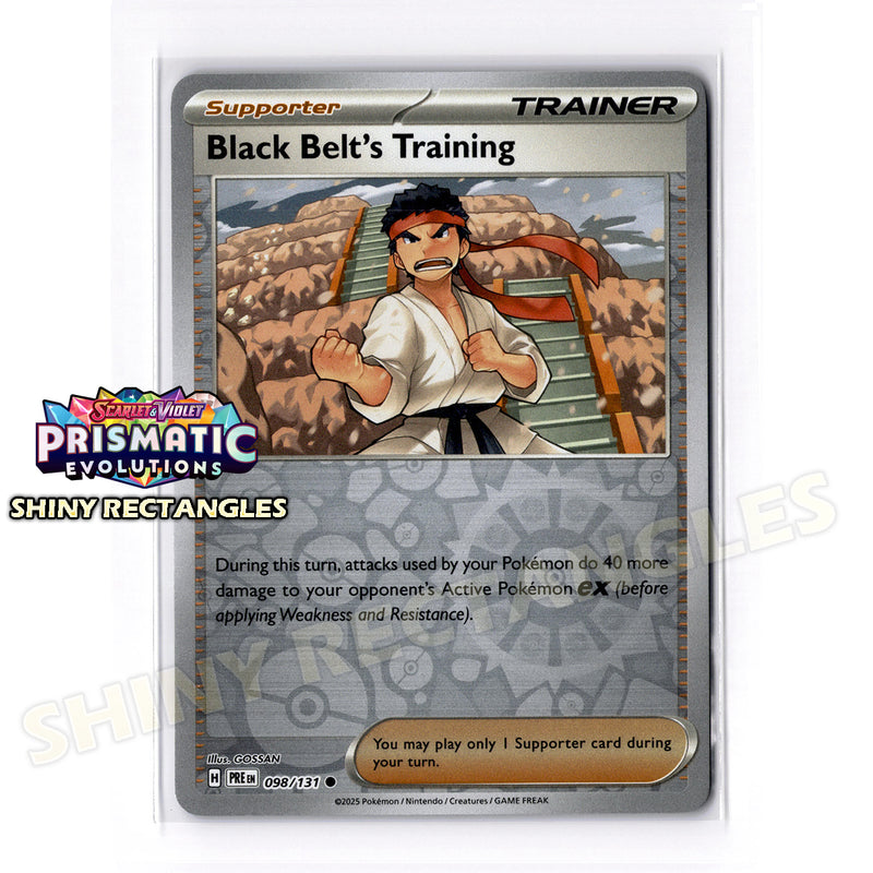 098/131 - Black Belt's Training - Reverse Holo