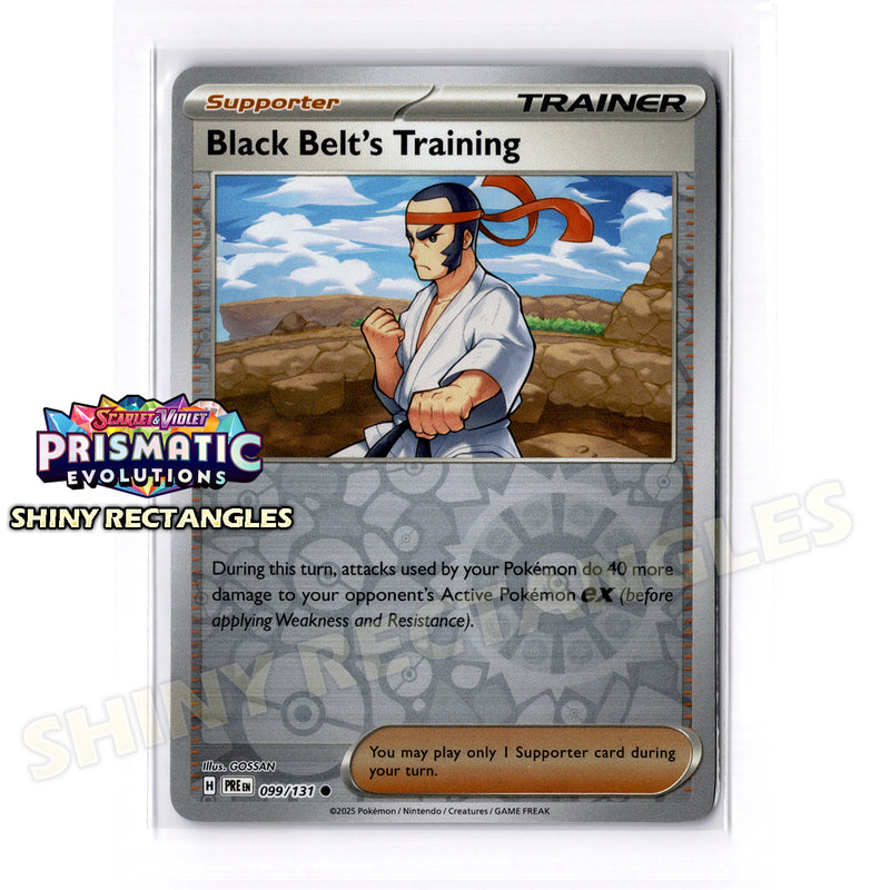 099/131 - Black Belt's Training - Reverse Holo