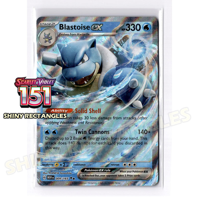 009/165 - Blastoise EX - Holofoil